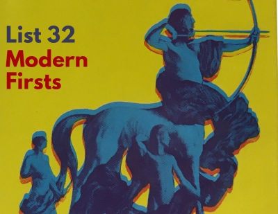 List 32: Modern First Editions