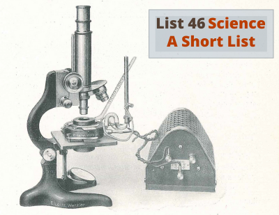List 46: A Science Short List