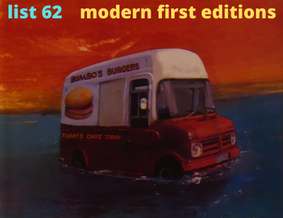 List 62: Modern First Editions