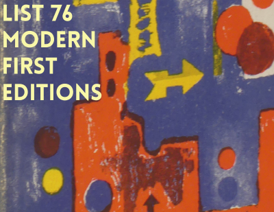 List 76: Modern First Editions