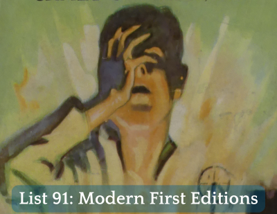 List 91: Modern First Editions