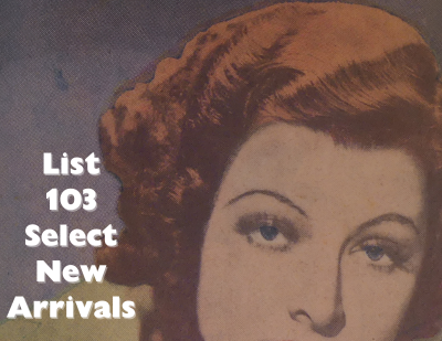 List 103: Select New Arrivals