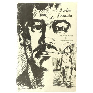 Item No: #10753 I Am Joaquín: An Epic Poem. Rodolfo Gonzales
