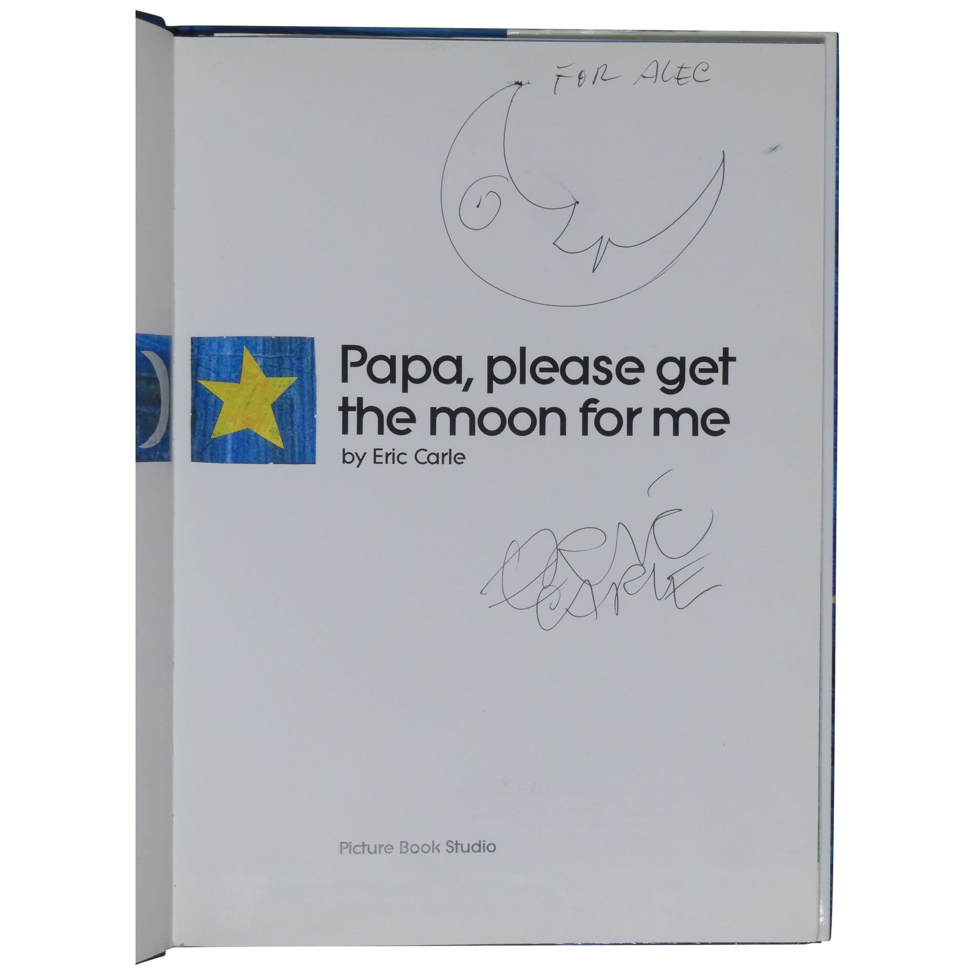 "Papa, Please Get The Moon For Me" By Eric Carle - Board Book (Used, Good Condition)