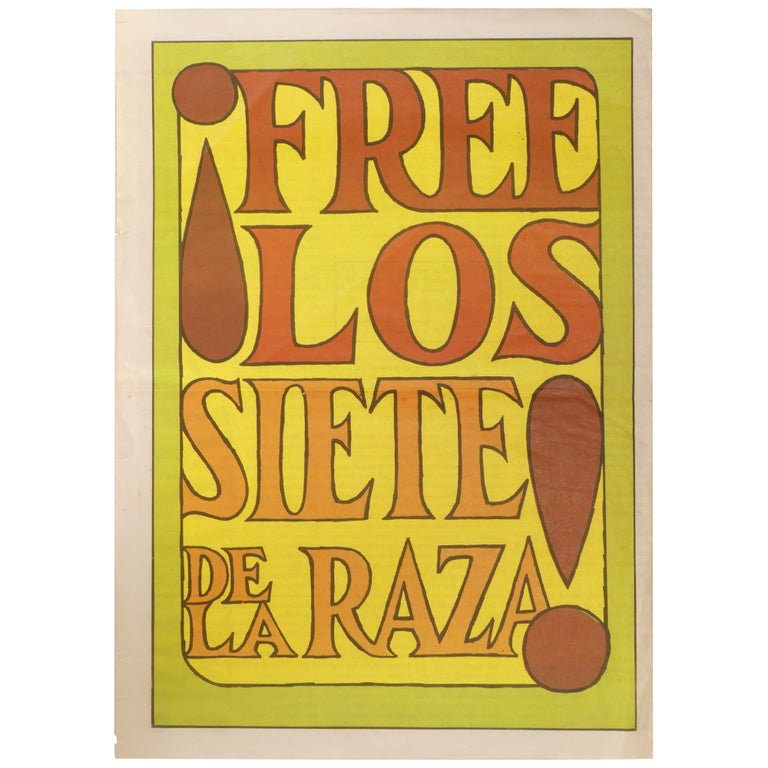 Item No: #13936 Los Siete. Seven Latin brothers from the Mission streets on trial now at the Hall of Justice / ¡Free Los Siete! [caption title]