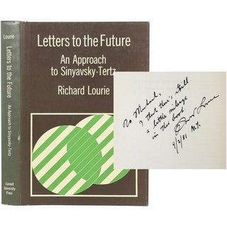 Item No: #180435 Letters to the Future: An Approach to Sinyavsky-Tertz. Richard...