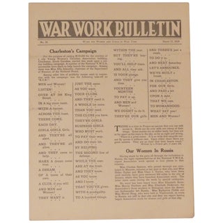 War Work Bulletin: Work for Women and Girls in War Time [78 of 98 issues]