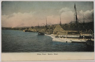 Item No: #182 Water Front, Seattle, Wash. (Handcolored litho postcard