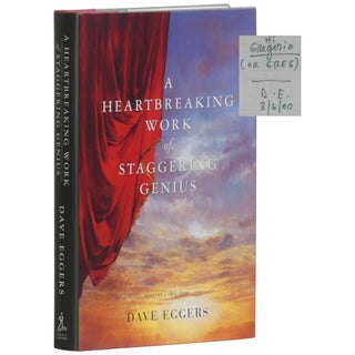 Item No: #18406 A Heartbreaking Work of Staggering Genius. Dave Eggers