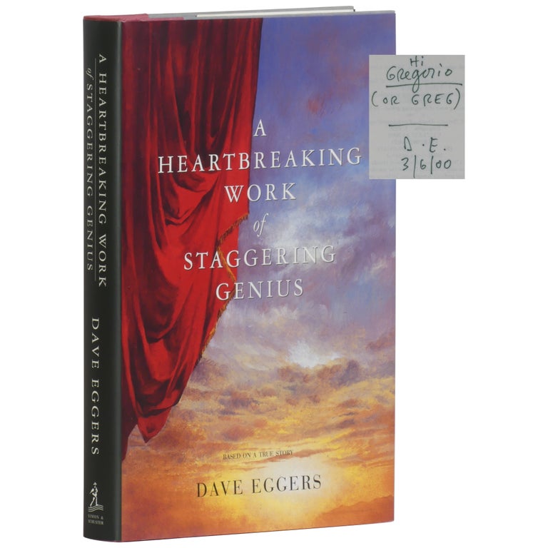 Item No: #18406 A Heartbreaking Work of Staggering Genius. Dave Eggers.