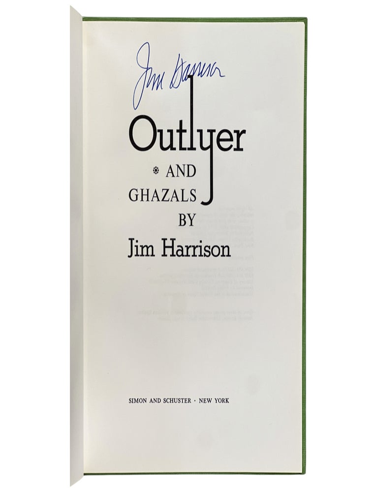 Outlyer and Ghazals