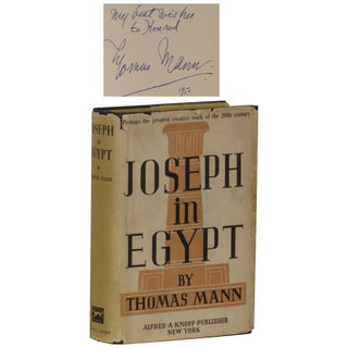Item No: #213740 Joseph in Egypt [One Volume Edition]. Thomas Mann