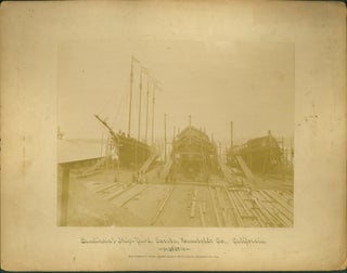 Item No: #2149 Bendixen's Ship-yard, Eureka, Humboldt Co., California [Launch of...