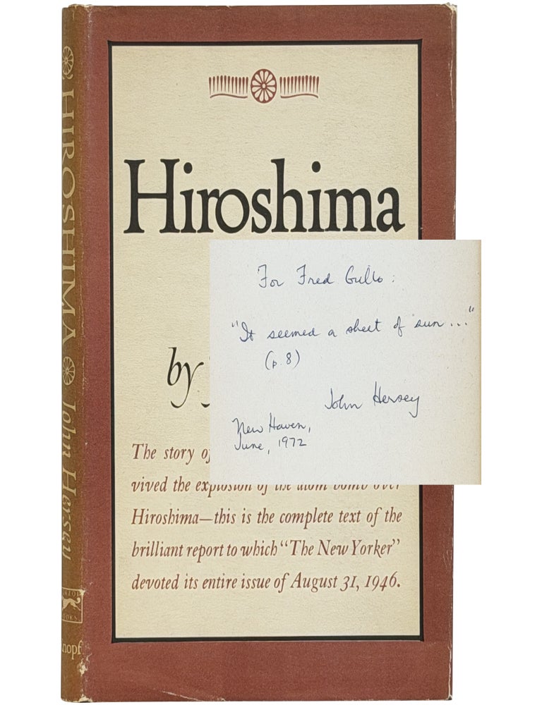 Item No: #244453 Hiroshima. John Hersey.
