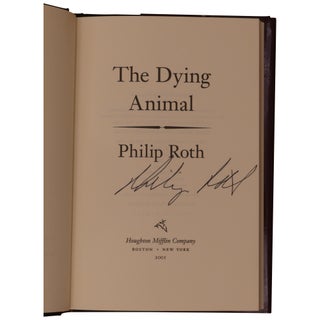 Item No: #24692 The Dying Animal. Philip Roth