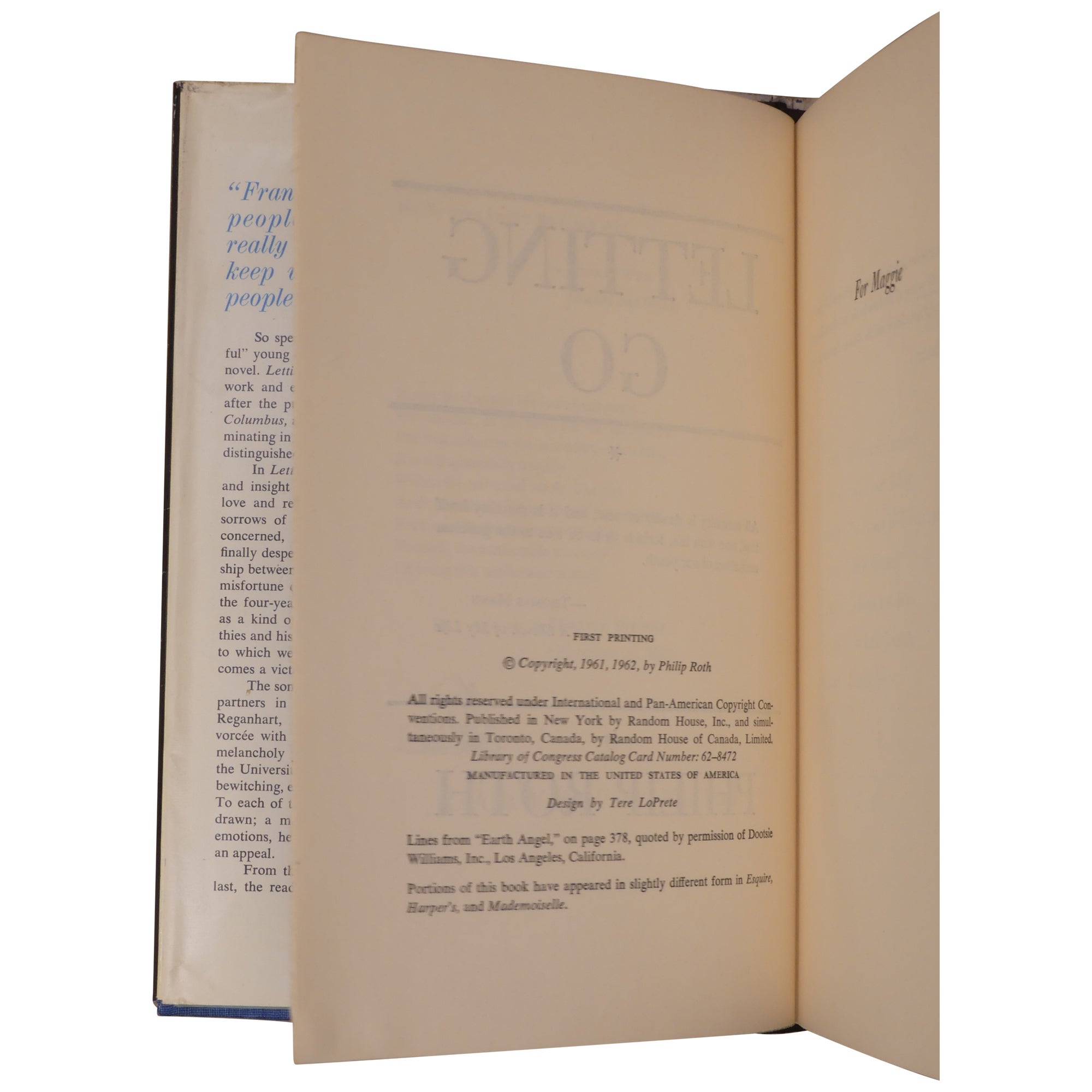 Letting Go | Philip Roth | First edition