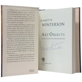 Item No: #28015 Art Objects: Essays on Ecstacy and Effrontery. Jeanette Winterson