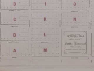 Copy of the Official Map of the Property of the Eureka Homestead Association, Adopted November 16th, 1864