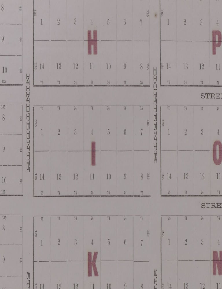 Copy of the Official Map of the Property of the Eureka Homestead Association, Adopted November 16th, 1864
