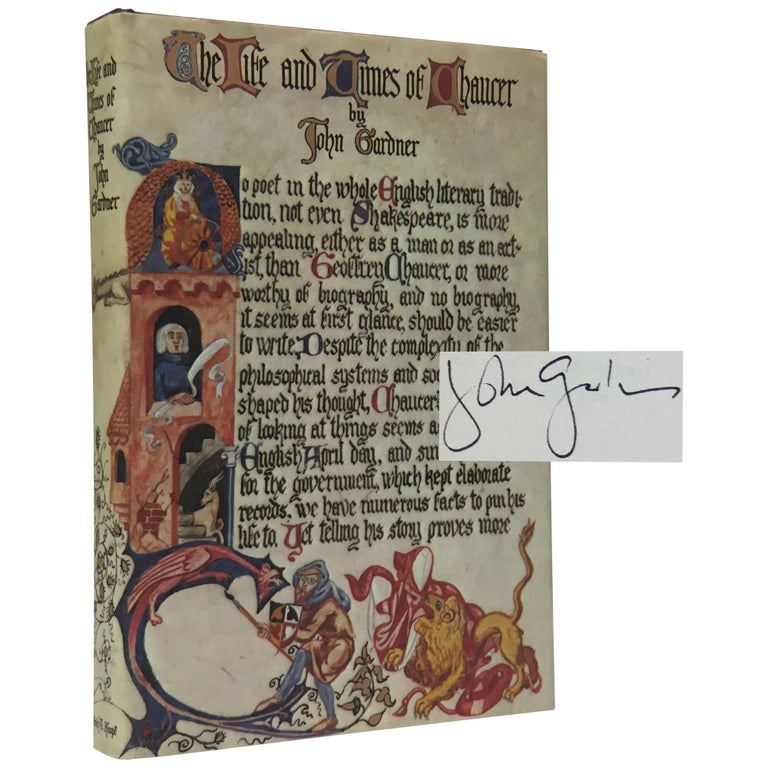 Item No: #28908 The Life and Times of Chaucer. John Gardner.