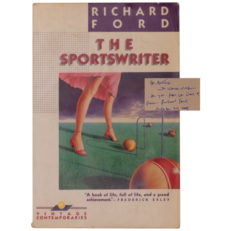 Item No: #29128 The Sportswriter. Richard Ford.