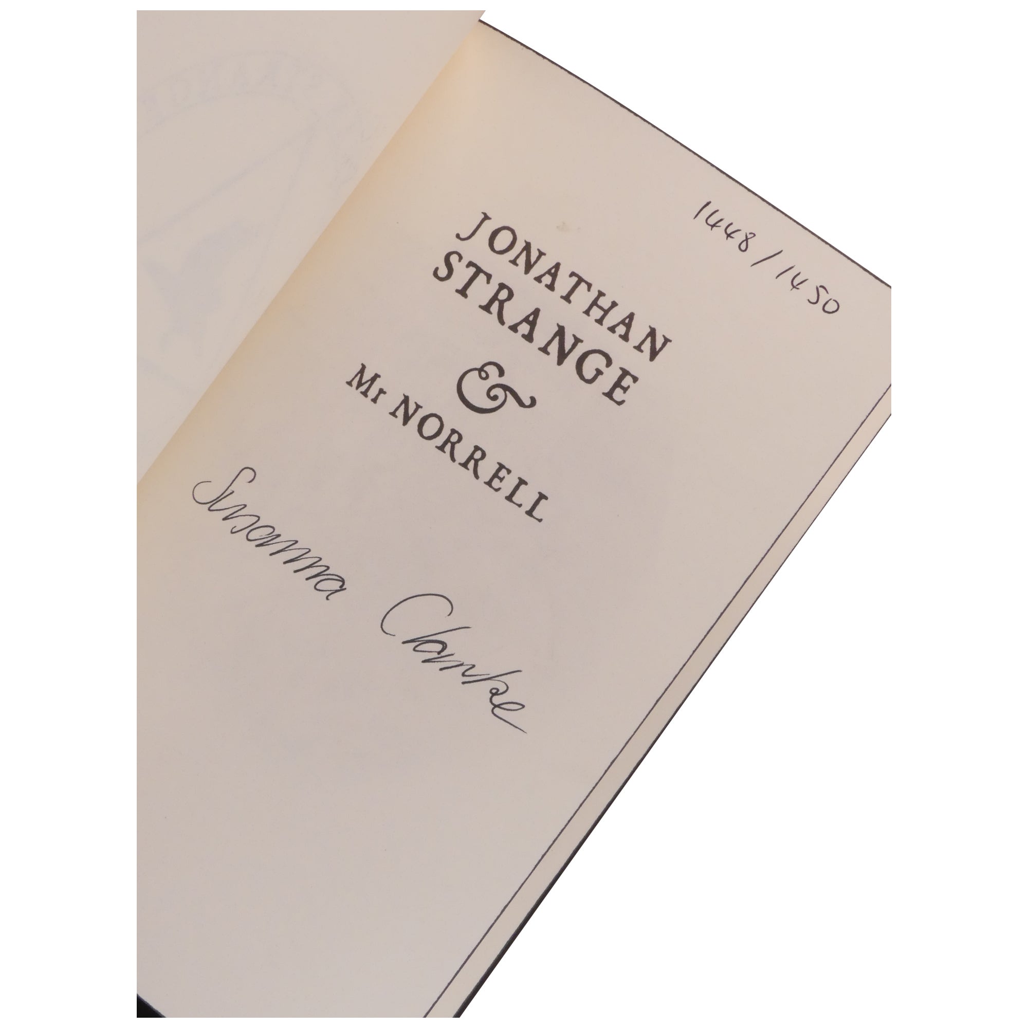 Jonathan Strange & Mr. Norrell Signed, Numbered | Susanna Clarke