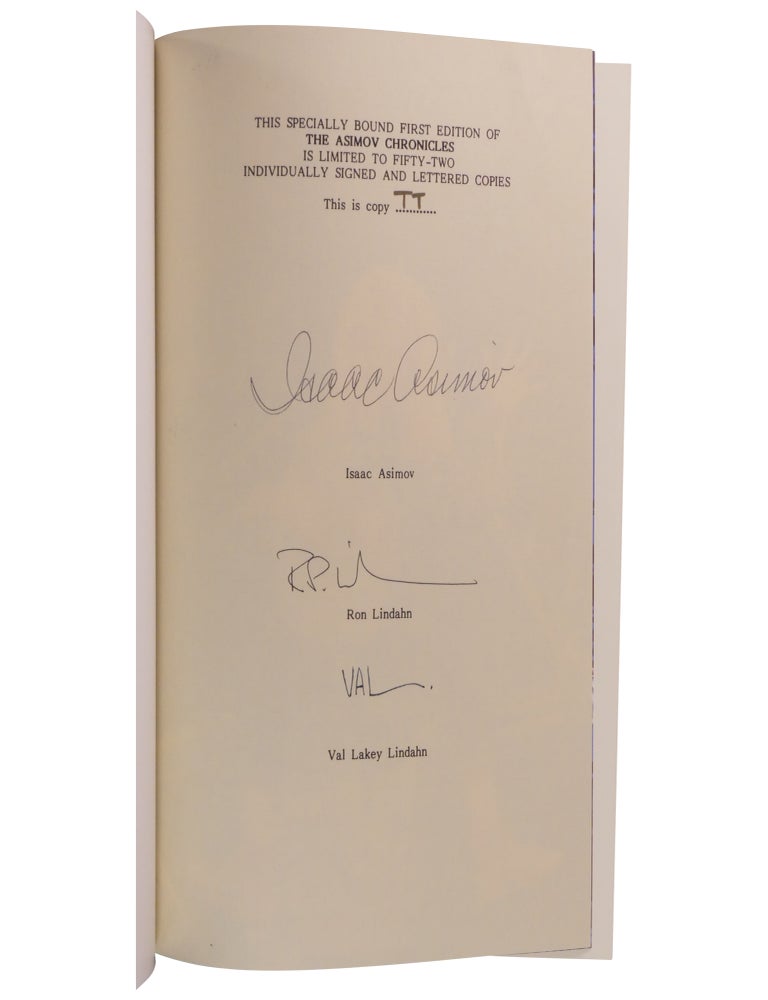 The Asimov Chronicles: Fifty Years of Isaac Asimov (Signed, Lettered)