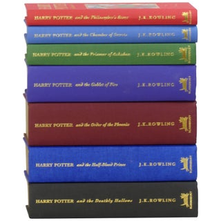 Harry Potter Deluxe Edition [Complete First Edition Set: Philosopher's Stone; Chamber of Secrets; Prisoner of Azkaban; Goblet of Fire; Order of the Phoenix; Half-blood Prince; and Deathly Hallows]