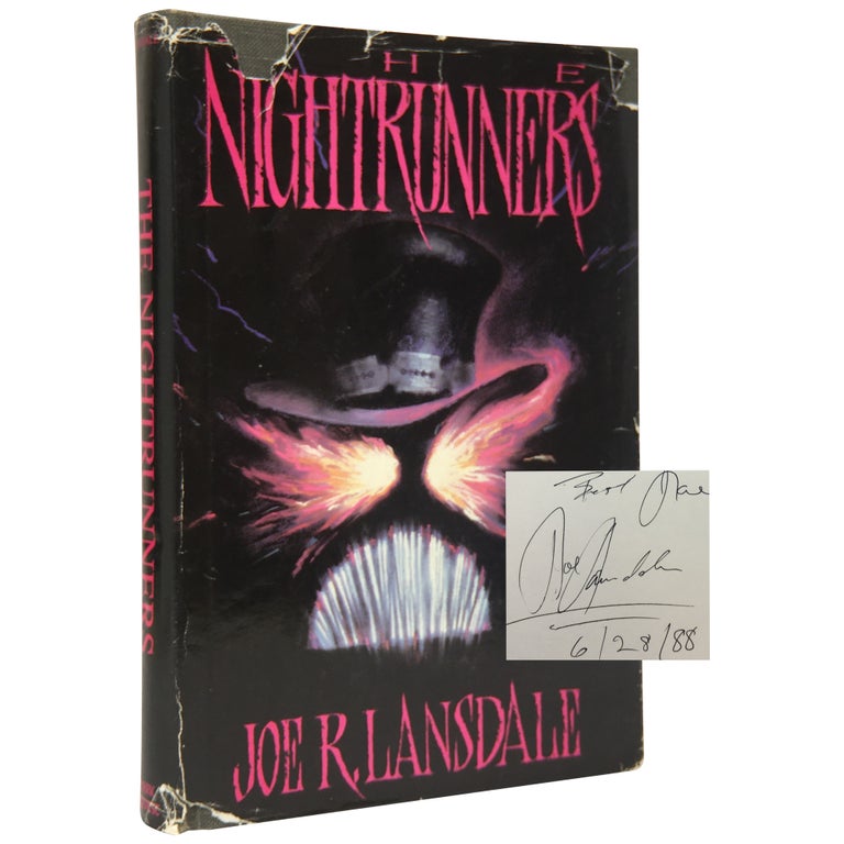 Item No: #306443 The Nightrunners [Association Copy]. Joe R. Lansdale.