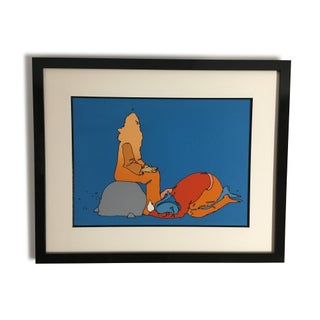 Item No: #306579 At the Feet of My Master [Signed Serigraph, 1972]. Peter Max
