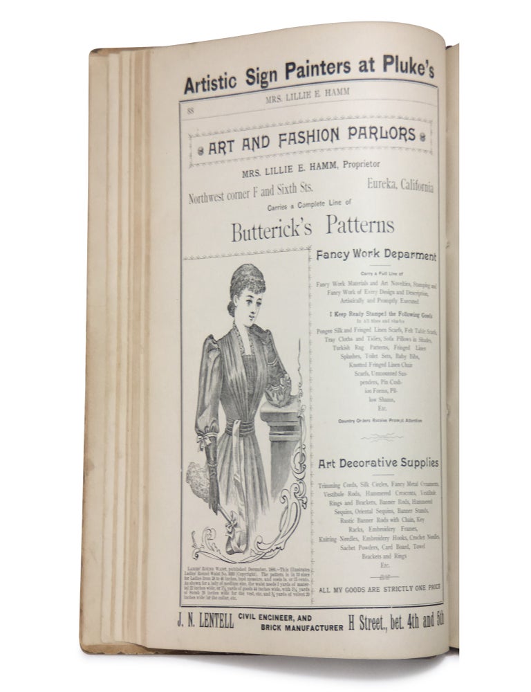 History and Business Directory of Humboldt County Descriptive of the Natural Resources, Delightful Climate, Picturesque Scenery, Beautiful Homes. The Only County in the State Containing No Chinamen