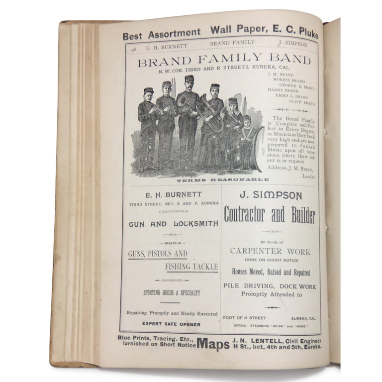 History and Business Directory of Humboldt County Descriptive of the Natural Resources, Delightful Climate, Picturesque Scenery, Beautiful Homes. The Only County in the State Containing No Chinamen