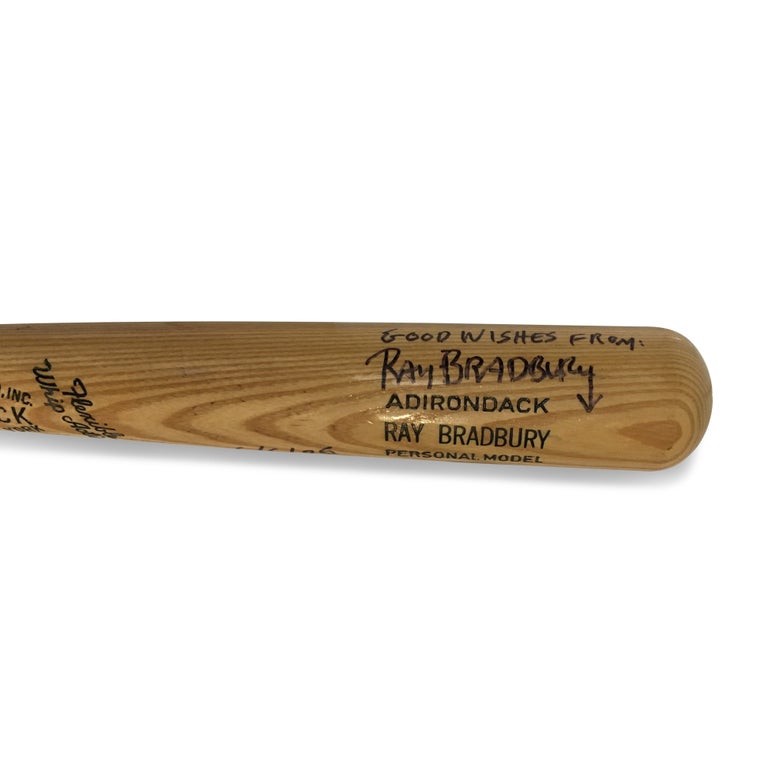 Item No: #306677 Adirondack 302 Bradbury Personal Model 1950s (autographed baseball bat). Ray Bradbury.