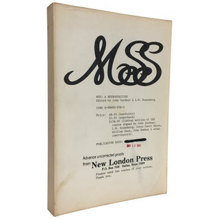 Item No: #306736 MSS: A Retrospective [Proof]. John Gardner, L. M. Rosenberg