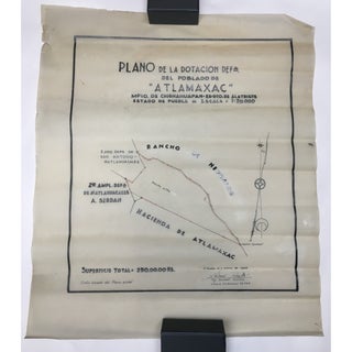 Archive of Manuscript Maps for a "Plano general de ocho fracciones boscosas de propiedad partical" and Related Projects