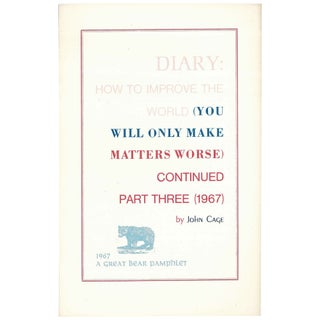 Item No: #306854 Diary: How To Improve The World (You Will Only Make Matters...