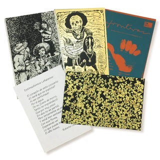 Item No: #306877 Group of Five Serigraphed Announcements. Taller Leñateros