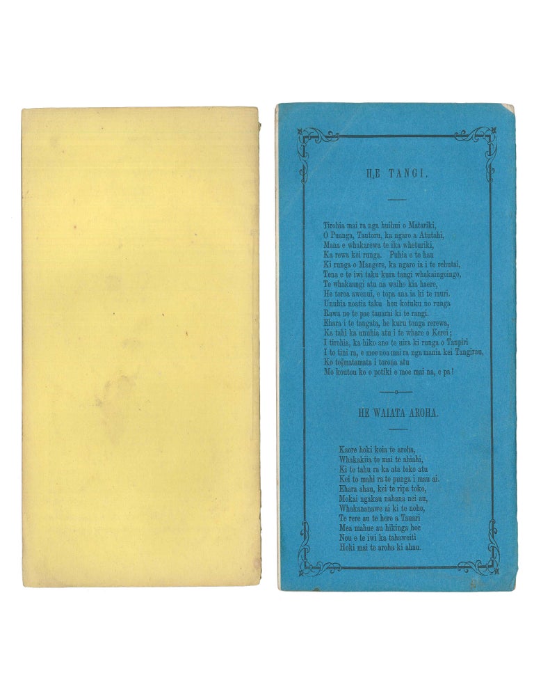 Ko Aotearoa, or the Maori Recorder (no. 1) together with The Recorder and Ko Aotearoa (no. 2) [Complete Run in Original Wrappers]