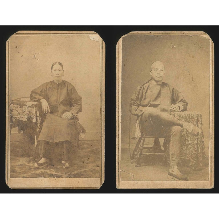 Item No: #306902 [CDVs of Chinese Immigrants in Helena, Montana]. J. C. Brewster, photographer.
