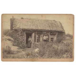 Item No: #306905 The Little Sod Shanty on the Claim [Cabinet Card]. J. N....