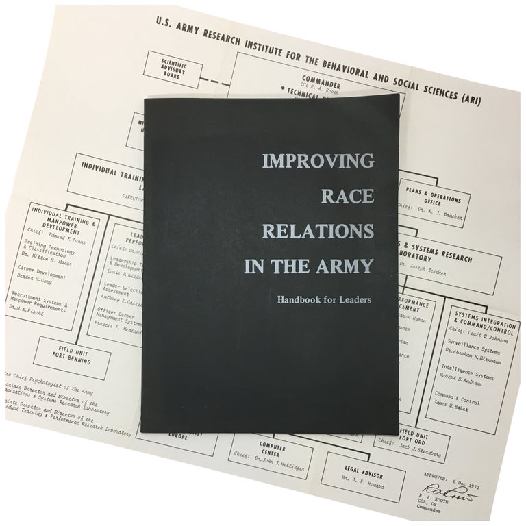Item No: #306981 Improving Race Relations in the Army: Handbook for Leaders. Peter G. Nordlie, Bruce C. Allnutt, C. Gail Rasmussen, Guy R. Marbury.