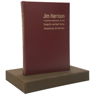 Item No: #307159 Jim Harrison: A Comprehensive Bibliography, 1964–2008...