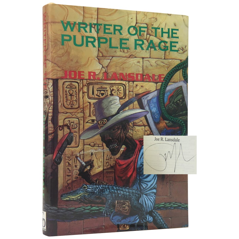 Item No: #307187 Writer of the Purple Rage. Joe R. Lansdale.