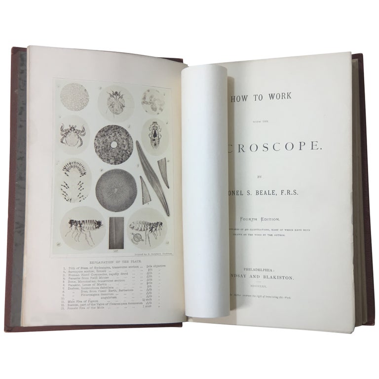 Item No: #307204 How to Work with the Microscope. Lionel S. Beale.