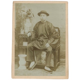 Portraits of "Ah Gum and Child" and "Ah Gum's Cousin" [Cabinet Cards]