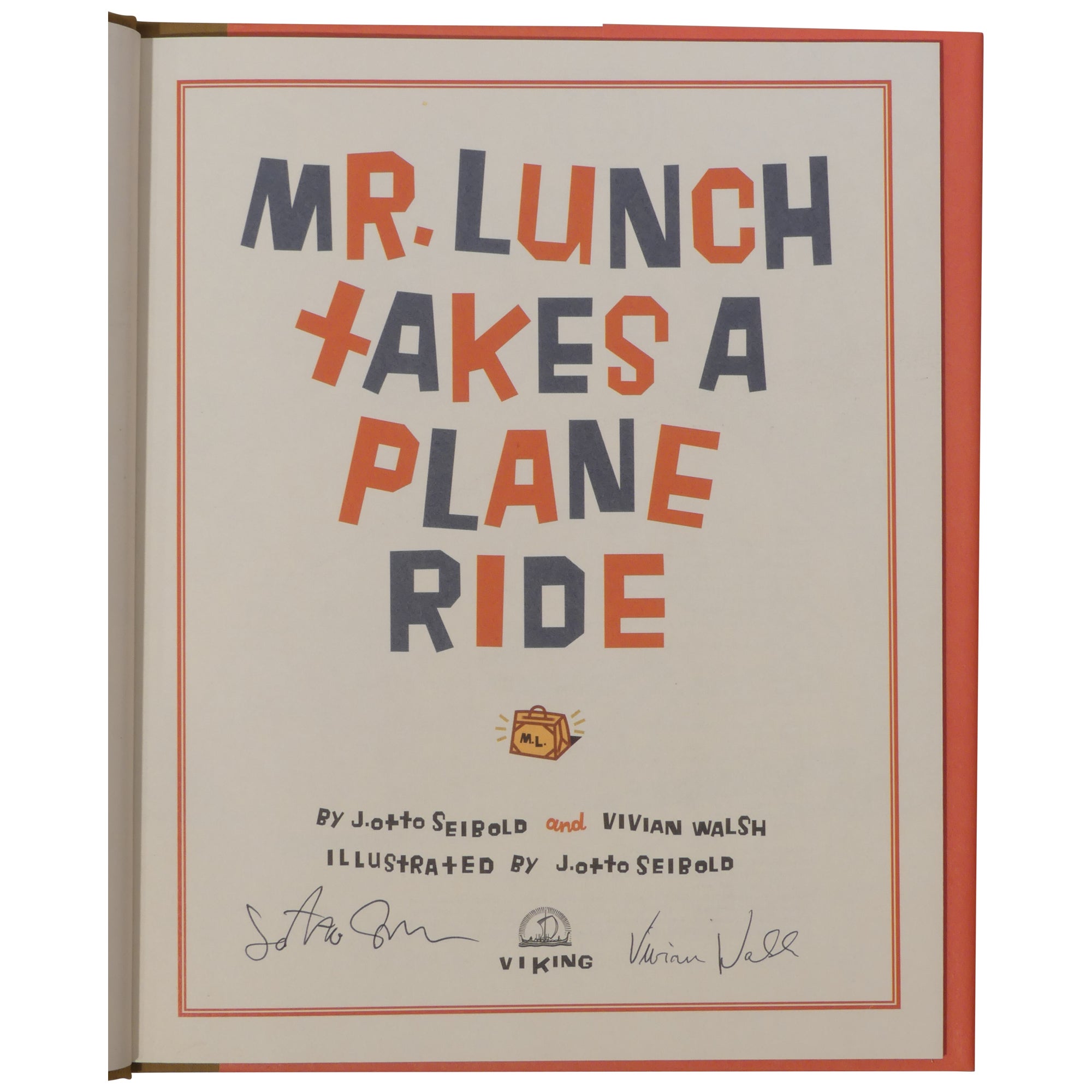 Mr. Lunch Takes a Plane Ride by J. Otto Seibold