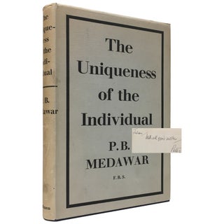 Item No: #307263 The Uniqueness of the Individual. P. B. Medawar, Peter Brian