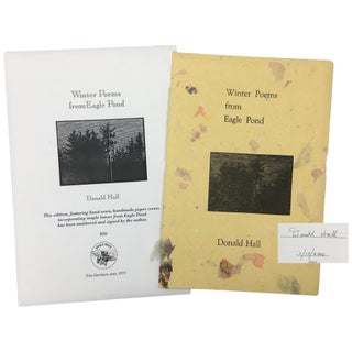 Item No: #307265 Winter Poems from Eagle Pond [Signed, Numbered]. Donald Hall,...
