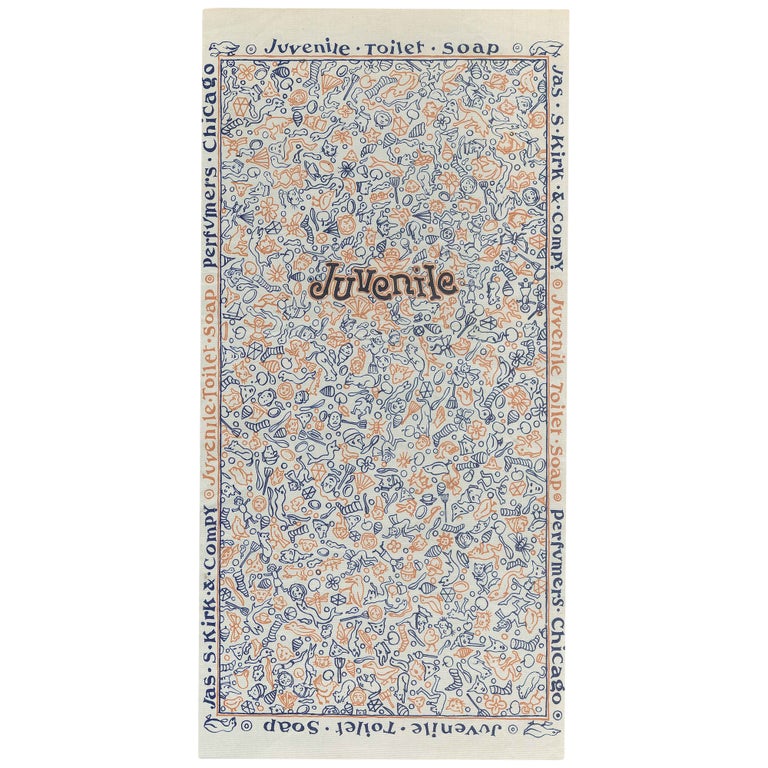 Item No: #307306 Juvenile Toilet Soap Wrapping Sheet. James S. Kirk, Compy.