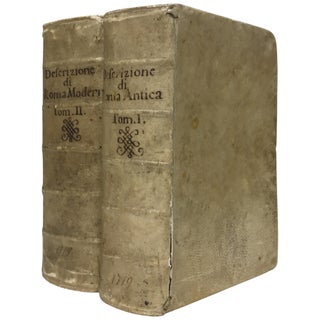 Item No: #307321 Descrizione di Roma antica... & moderna [Two volumes,...